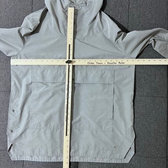 Herschel Jacket Men Medium‎ Gray Voyage Anorack Windbreaker Compact - Picture 4 of 14